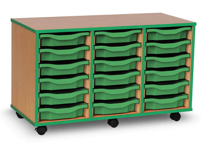 Single 18 Tray Unit - Colour Front