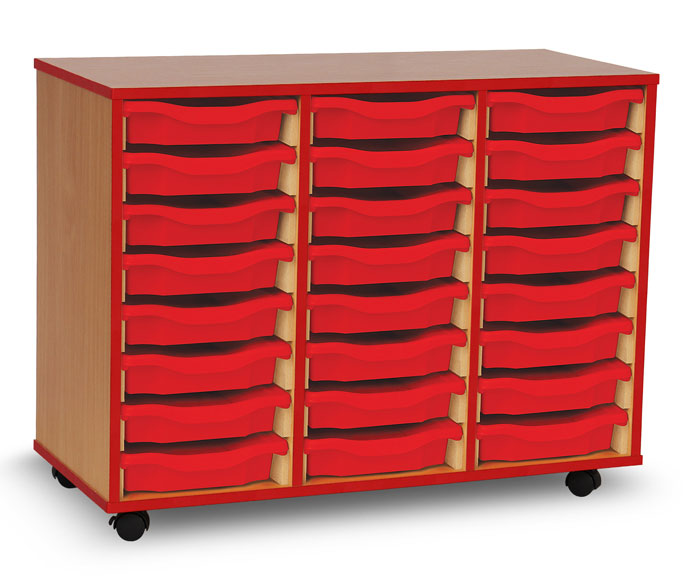 Single 24 Tray Unit - Colour Front