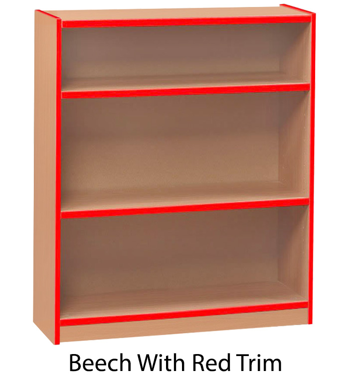 Standard Bookcase with Coloured Edge - 750mm High