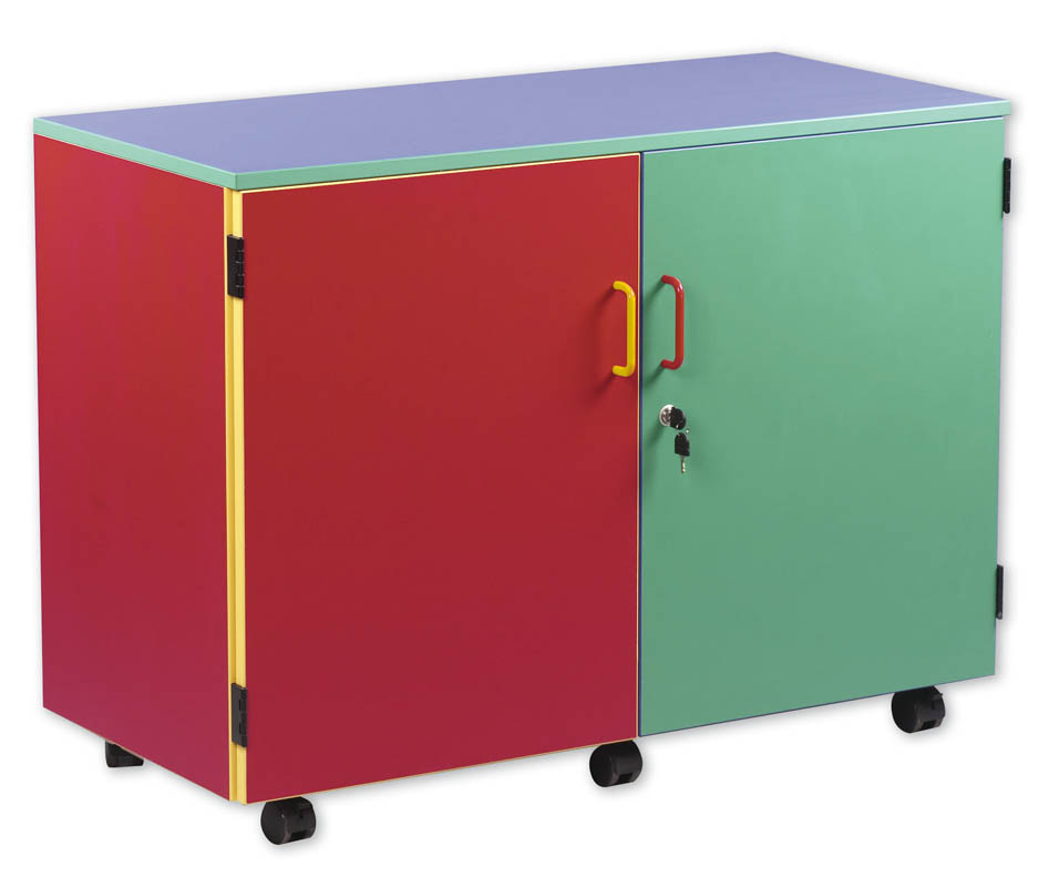 Multicolour Lockable Storage Unit