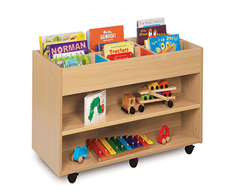 Bubblegum Range - 6 Bay Kinderbox with Open Storage