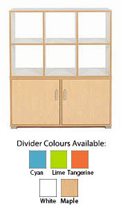 Bubblegum Storage Room Divider - Combination Unit 2