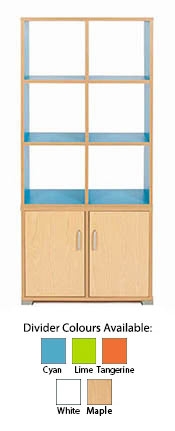 Bubblegum Storage Room Divider - Combination Unit 3