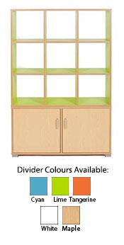 Bubblegum Storage Room Divider - Combination Unit 5