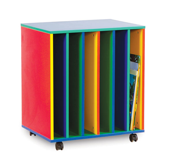 Multicolour 6 Slot Big Book Holder