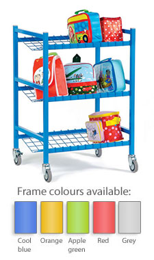 Heavy Duty Narrow Double Sided Luncbox Trolley