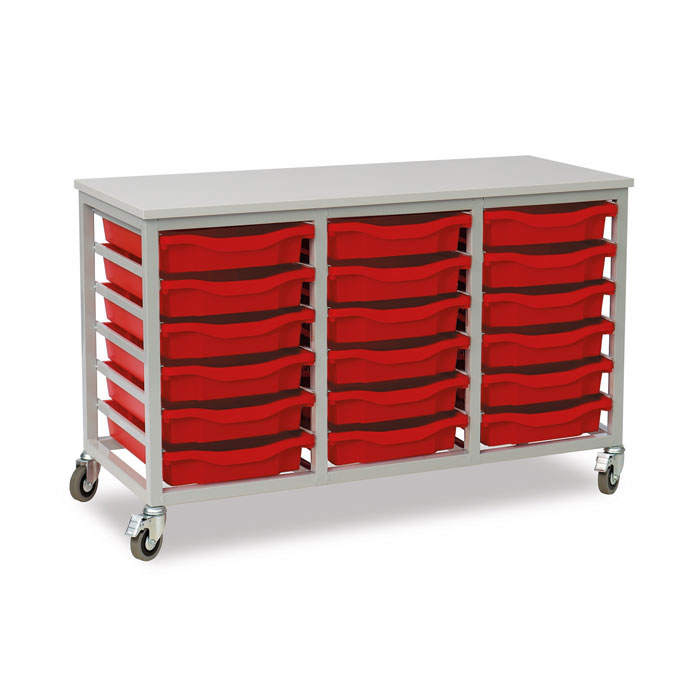 18 Single Tray Unit with Castors