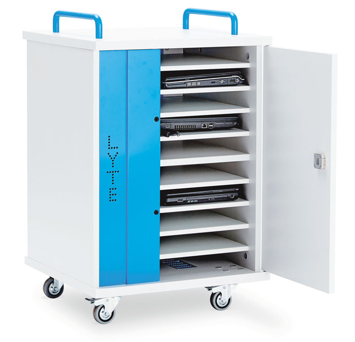LapCabby Lyte 10 Single Door Mobile - Dual USB