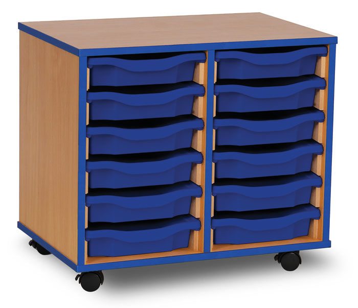 Single 12 Tray Unit - Colour Front