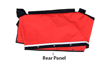 Replacement Rear Panel (6 seater Kiddy Bus)