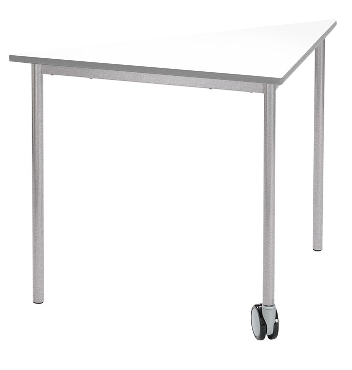 Whiteboard Tri Table - PU Edge with Castor