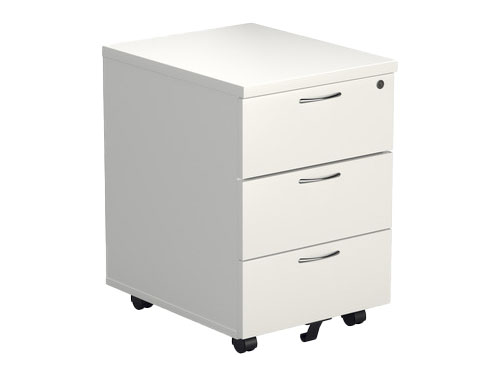 Mobile Under Desk 3 Drawer Pedestal