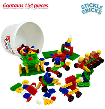 Stickle Bricks Mobile Set - 154 pieces