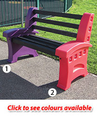 Multicoloured Seat - 2 Person