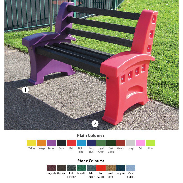 Multicoloured Seat - 2 Person