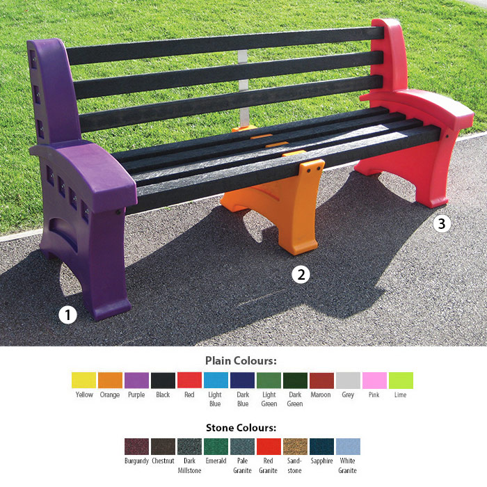 Multicoloured Seat - 3 Person