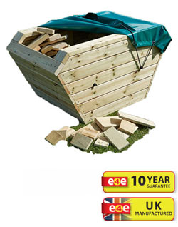 Wooden Skip And Blocks