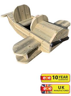 Jumbo Wooden Aeroplane