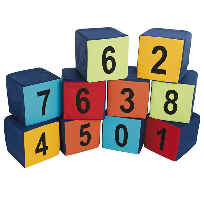 Numbered Seating Cubes (Pack of 10)