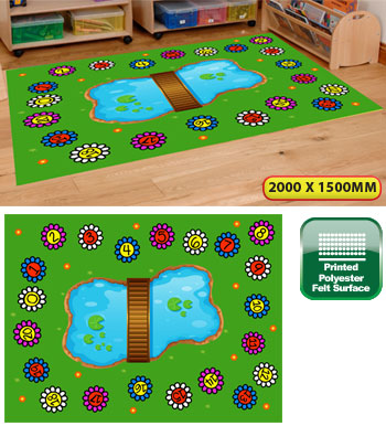 Numbers In The Park 0-20 Playmat - 2m x 1.5m