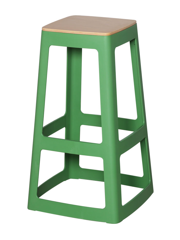 Origin Base Stool (High) - Beech Ply Seat