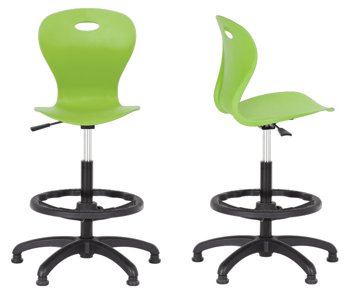 Origin Lotus Task Stool - Nylon Base with Glides