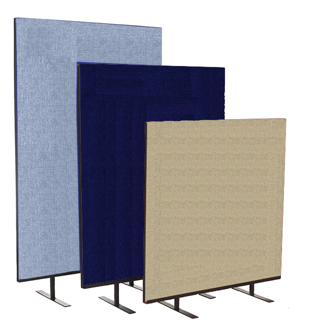 Office Screen with Woolmix Fabric