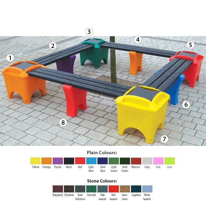 Outdoor Modular Seating - Square