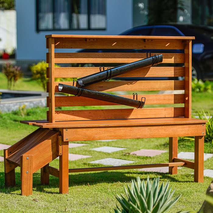Outdoor STEM Table And Slide