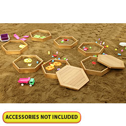 Outdoor Sand Trays - Set of 8