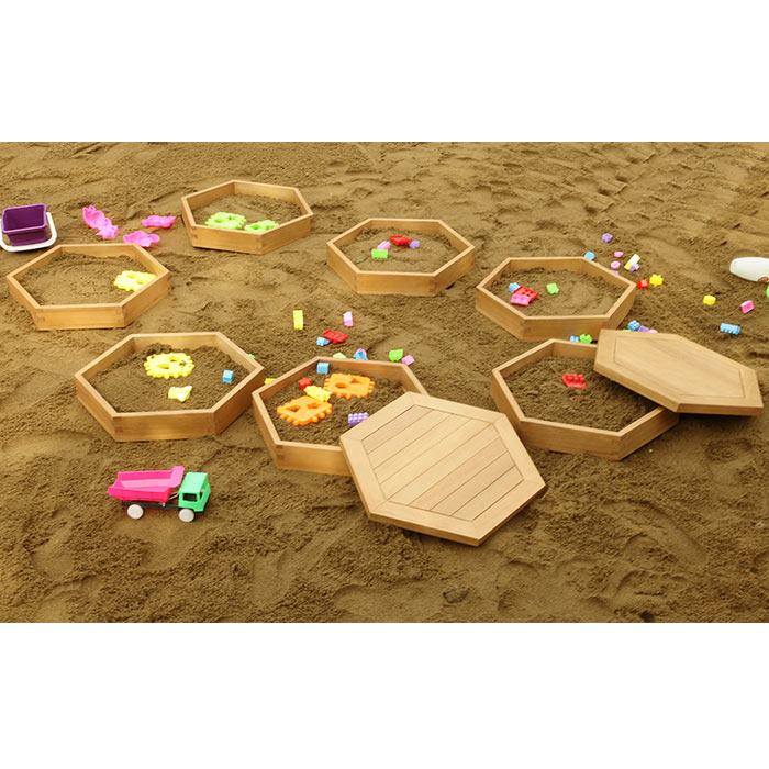 Outdoor Sand Trays - Set of 8
