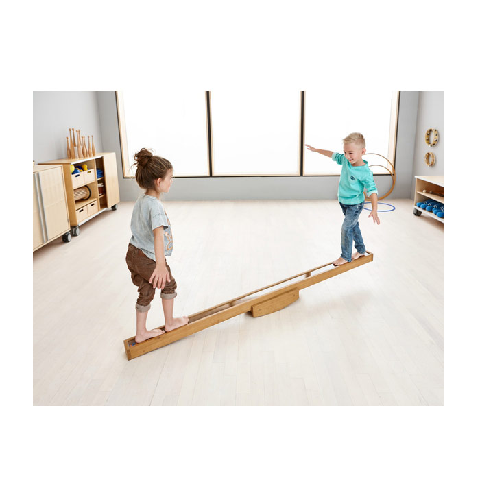 Outdoor Wooden Balance And Sound Bar