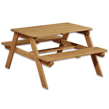 Outdoor Wooden Picnic Table