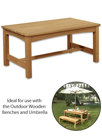 Outdoor Wooden Table