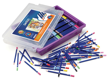 Swäsh Gratnell's Classtray of 288 Colouring Pencils