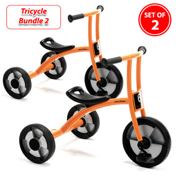 Winther Tricycle Bundle 2 - Medium Trike Age 3-6 (Pack of 2)