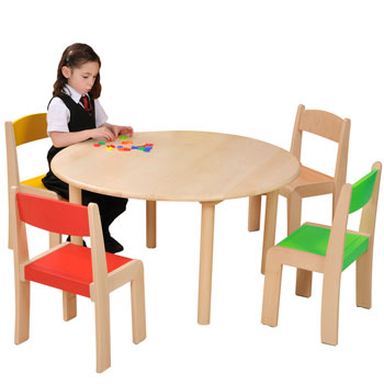 Solid Beech Round Table