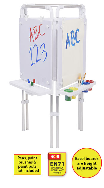 Tikk Tokk - 3 Sided Easel Set (with 3 Dry-Wipe Boards)