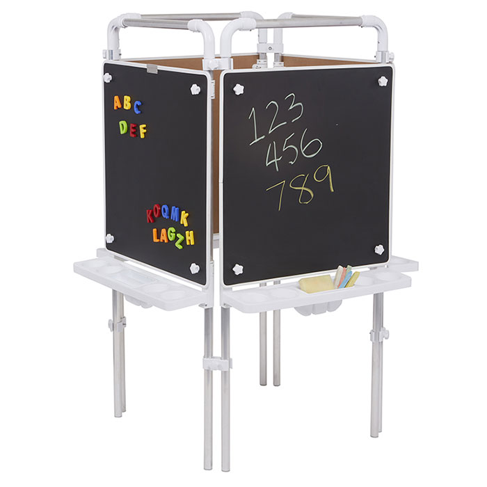 Tikk Tokk - 4 Sided Easel Set (with 4 Magnetic Chalkboards)