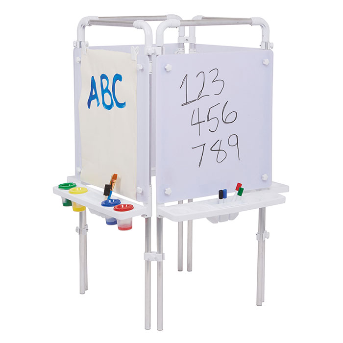 Tikk Tokk - 4 Sided Easel Set (with 4 Dry-Wipe Boards) Tikk Tokk - 4 Sided Easel Set (with 4 Dry-Wipe Boards)
