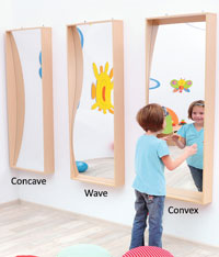 Wall Mounted Mirrors - Wave, Concave, Convex
