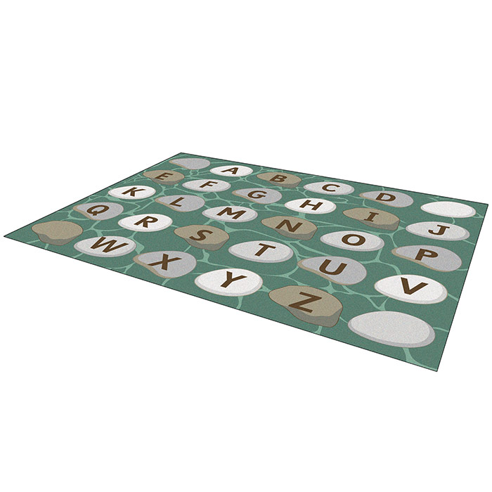 Alphabet Rocks Learning Rug