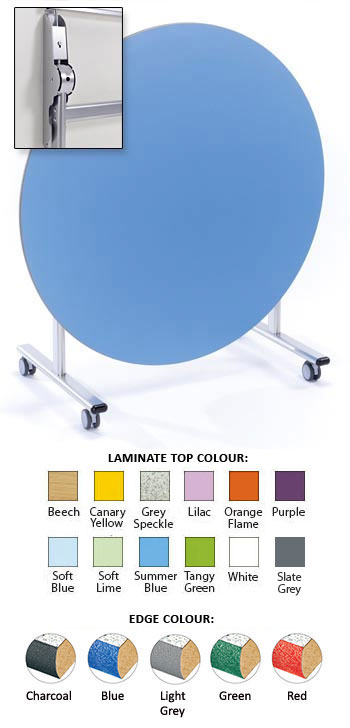 Circular Premium Tilt-Top Classroom Table