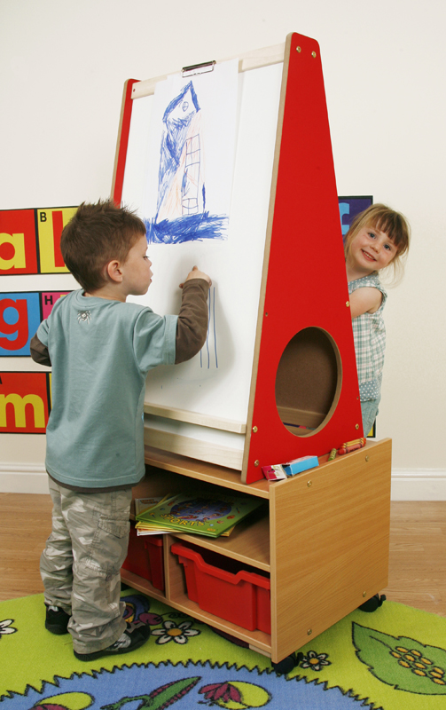 Mobile Literacy Storage Easel Mobile Literacy Storage Easel