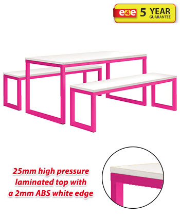 Bench Style Dining Set - Telemagenta