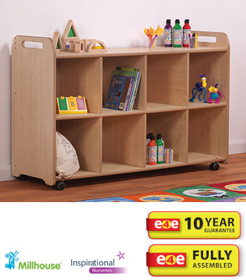 PlayScapes 4 Column Shelf Storage