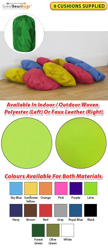 Primary Scatter Cushions Pack Of 9