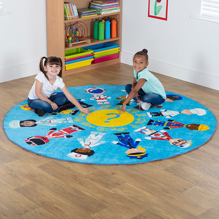 Professions Circular Carpet - 2m Diameter