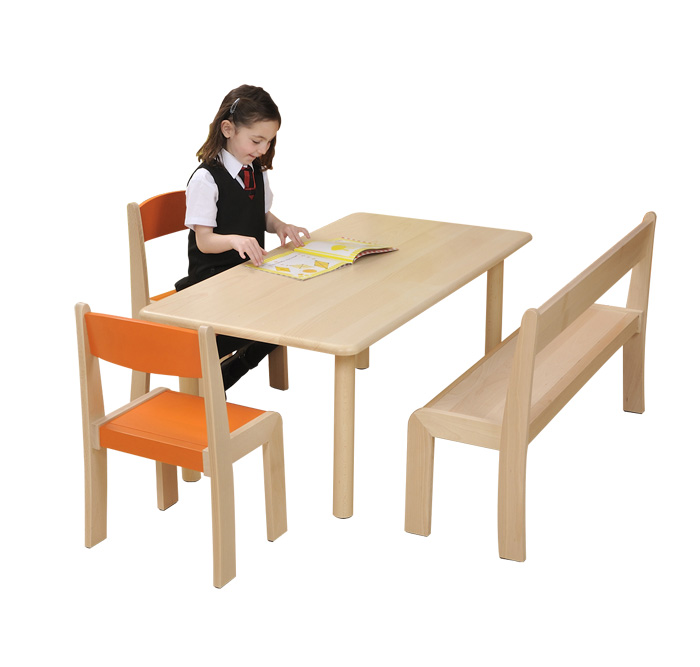 Solid Beech Rectangular Table