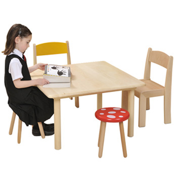 Solid Beech Square Table